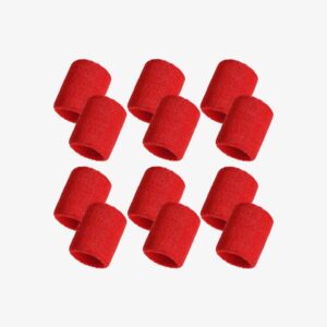 Bememo 12 Pack Wrist Sweatbands